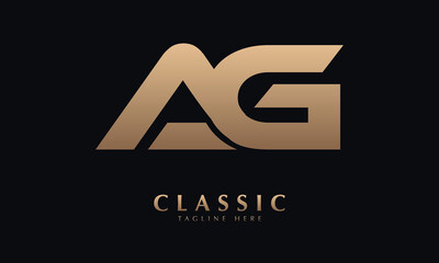 Initial Letter AGK Logo Template Design abstract monogram vector logo template