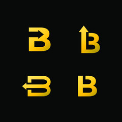 Creative B letter Design for your Business.