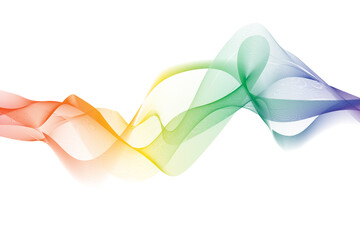 Abstract colorful smoke