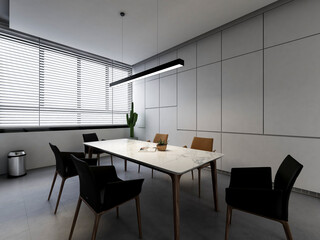 3D rendering,Spacious modern luxurious kitchen with bar design.