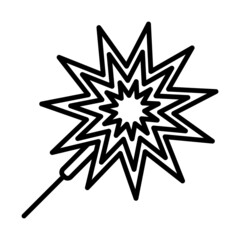 Party Sparkler Icon