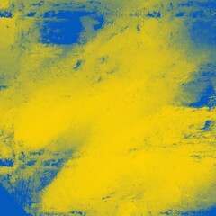 Bright stylish creative yellow blue grunge texture background suitable for banner website design or postcard