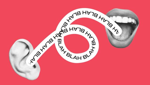 Modern design, contemporary art collage. Inspiration, idea, trendy urban magazine style. 4k. Stop motion and 2D animation