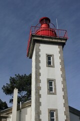 vieux phare à la pointe de Combrit,Sainte-marine, Bénodet