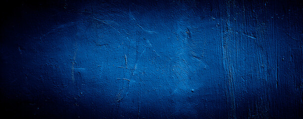 dark blue grungy abstract cement concrete wall texture background
