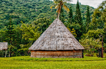 The virgin nature of New Caledonia with its beautiful landscapes