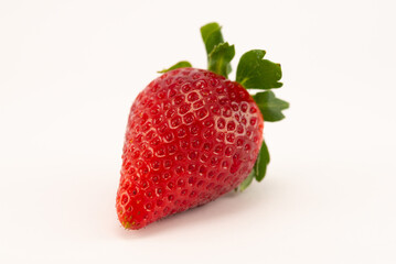Juicy and fresh strawberry close-up