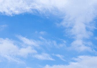 Fototapeta premium White clouds in blue sky