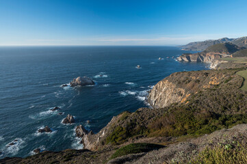 Pacific Coast Highway view in California