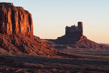 Monument Valley National Park, Arizona in the morning