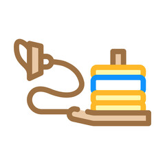 speed track color icon vector. speed track sign. isolated symbol illustration