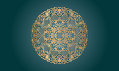 mandala Luxury Symbol pattern Islamic design color Premium Free Vector design background