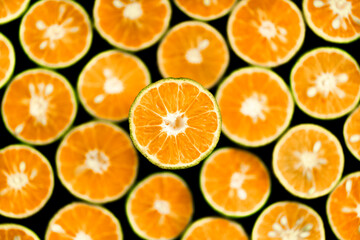 orange slices background