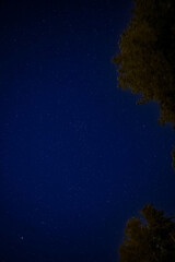 Fototapeta na wymiar Night photography with millions of stars