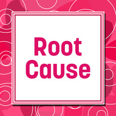 Fototapeta premium Root Cause Pink Rings Square 