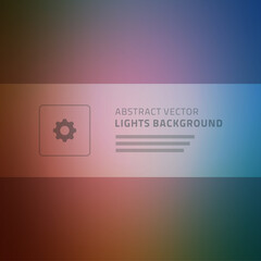Abstract vector background for website header or banner, template, beautiful blurred lights