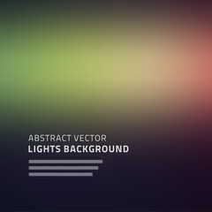 Abstract vector background for website header, banner, presentation or brochure, beautiful blurred light