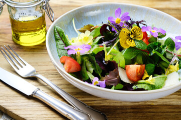 Wildflower salad
