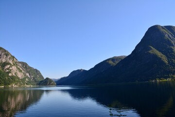 lake in the mountains