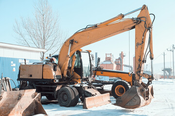 road equipment for the construction, repair and cleaning of roads, in winter
