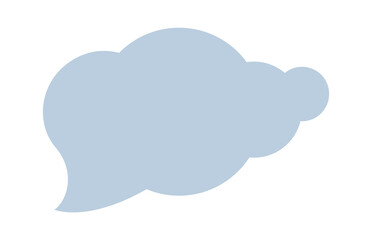 Cloud quote. Abstract Bubble. Vector illustration