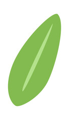Green Leaf Icon. Vector illustration