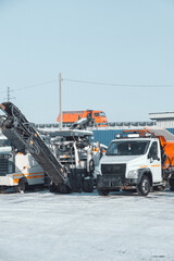 road equipment for the construction, repair and cleaning of roads, in winter