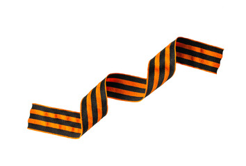 St. George ribbon on a white background