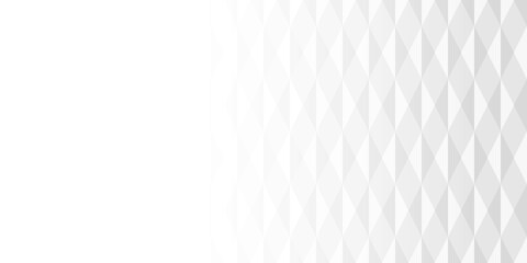 Abstract white and gray color, modern design background with geometric shape. Vector illustration.	