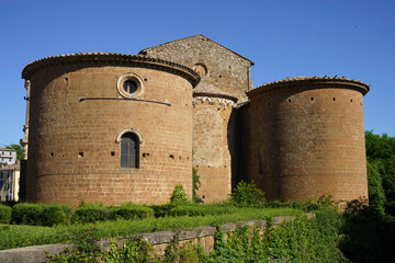 Historic church of Acquapendente, Lazio, Italy