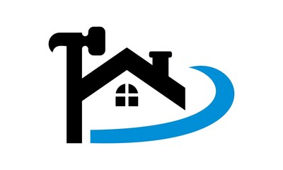 home construction vector logo