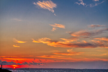 Shore at sunset - Baltic Sea, Poland