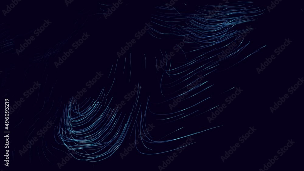 Aufkleber abstract technology flow big data seamless loop. digital data flow transfer. block chain technology 