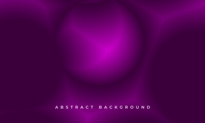 Luxury abstract background with purple 3d vector volume sphere effect and futuristic geometric shapes. Luxury glamour trendy design. Vector illustration