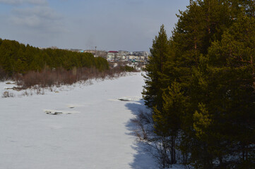 river on the Last Day of March 