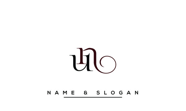 UN,  NU,  U,  N    Abstract   Letters  Logo  Monogram