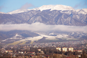 The beautiful city of Ismayilli. Azerbaijan.