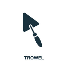 Trowel icon. Simple element from construction collection. Creative Trowel icon for web design, templates, infographics and more