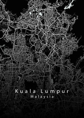 Kuala Lumpur Malaysia City Map