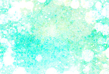 背景素材_水彩テクスチャ_キラキラ_緑