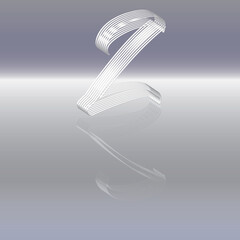 Lichtrand Buchstabe Z 1 © Xaver Klaussner