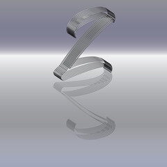 Lichtrand Buchstabe Z 2 © Xaver Klaussner