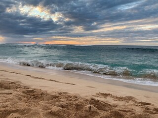 beach at sunset