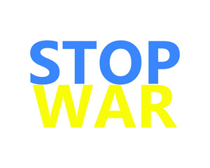 Stop war vector illustration