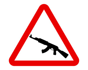 Stop weapons vector illustration 