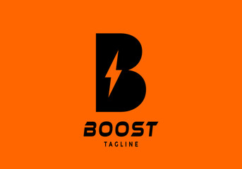 Letter B logo for spirit booster.