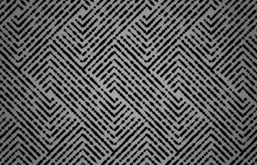 Abstract geometric pattern with stripes, lines. Seamless vector background. Black and gray ornament. Simple lattice graphic design