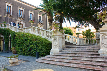 Fototapeta na wymiar Villa Cerami in Catania, Sicily