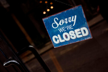 Sorry whe are closed