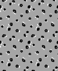 Seamless flowers pattern, floral print.